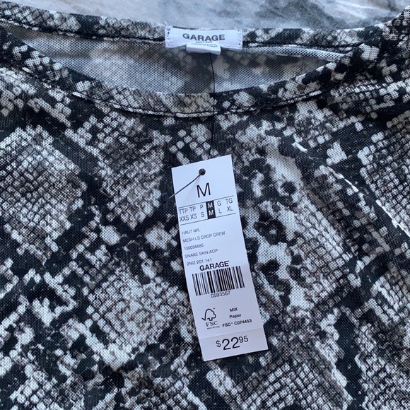 garage snake skin mesh long sleeve - Picture 2 of 2